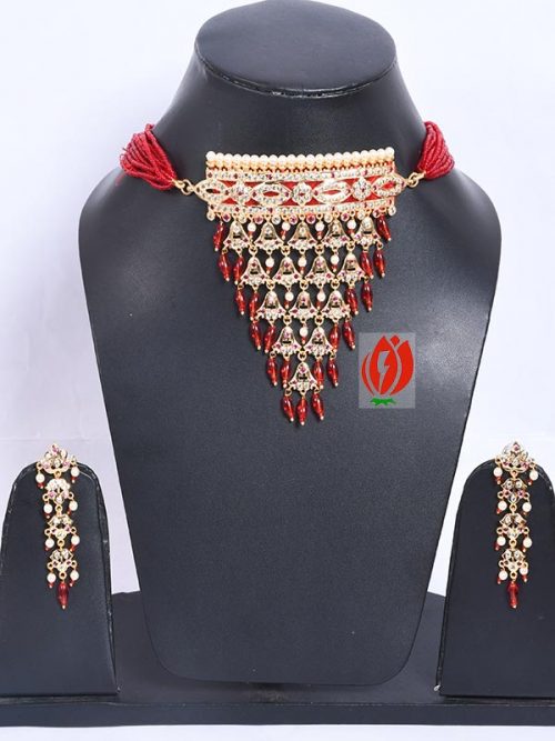 Rajwadi Jadau Goldlook Aad Jewellery