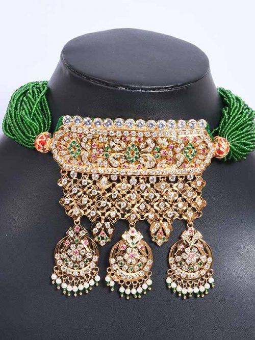 Rajwadi Jadau Goldlook Aad Jewellery - Image 2