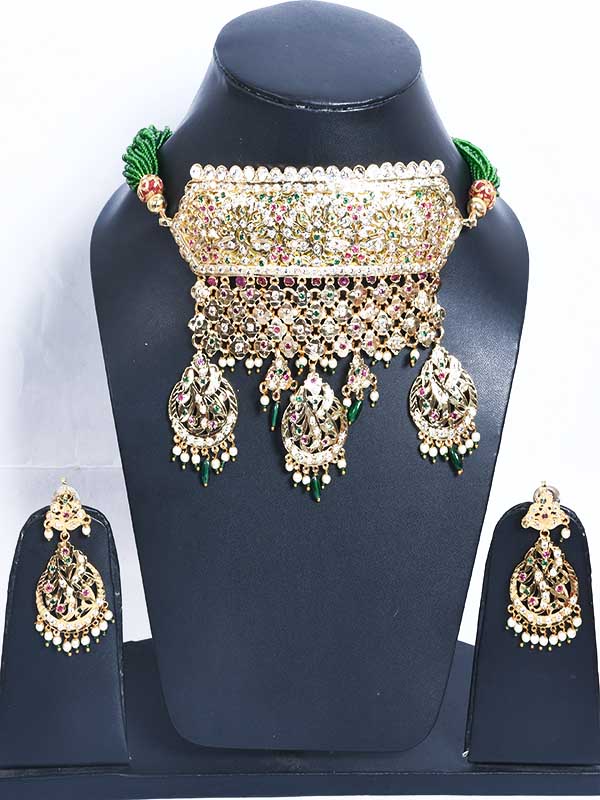 Rajwadi Jadau Goldlook Aad Jewellery