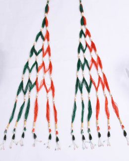 :Red andGreen Rajwadi Loom