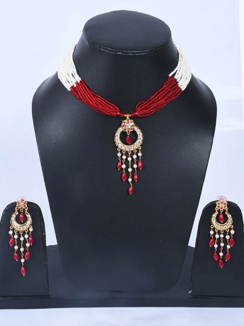 Rajwadi  jadau Cheekset Jewellery