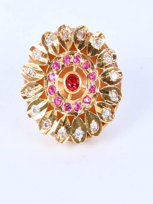 Rajwad gold look jadau Rekhdi