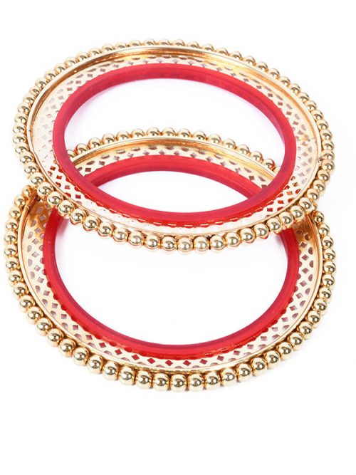 Origanl Gold Look Jadai Rajwadi  Bajubandh  combo With Golden Loom - Image 3