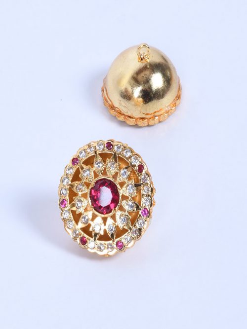 Rajwada gold look jadau Rekhdi