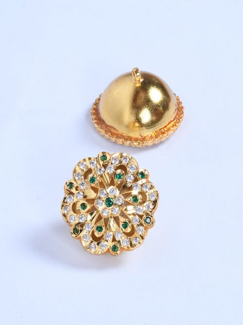 Rajwada gold look jadau Rekhdi
