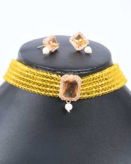 Rajwadi Kundan jadau Cheekset Jewellery