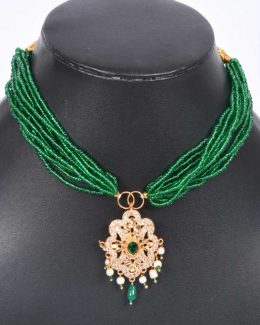 Rajwadi  Artificial jadau Cheekset Jewellery