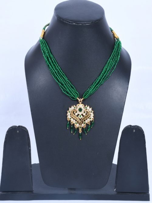 Rajwadi  Artificial jadau Pendal Jewellery - Image 2
