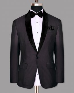 Men’s Design V-Neck Slim Fit Collar Jacket