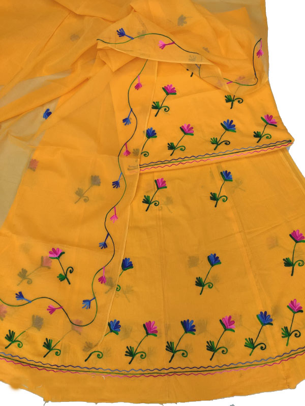 rajputi Resham work cotton suit for women