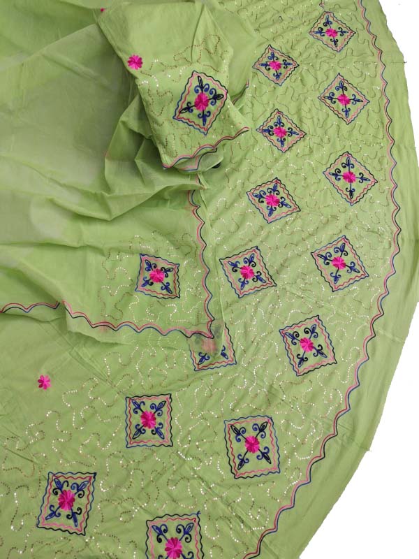 rajputi Resham work cotton suit for women