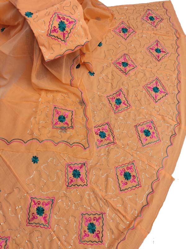 rajputi Resham work cotton suit for women