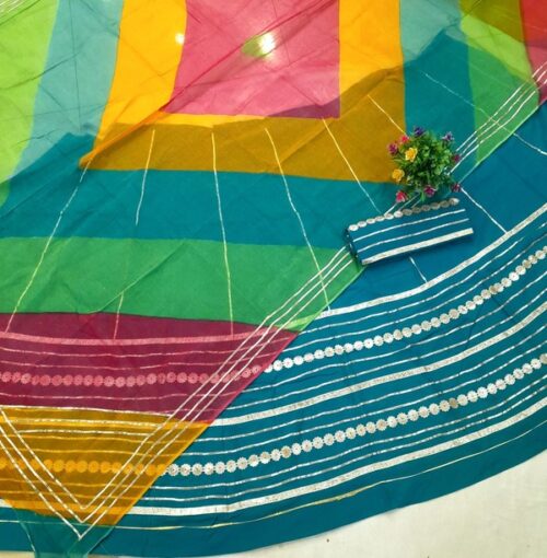 Rajputi Cotton Gota Patti Suit