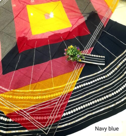 Rajputi Cotton Gota Patti Suit - Image 6