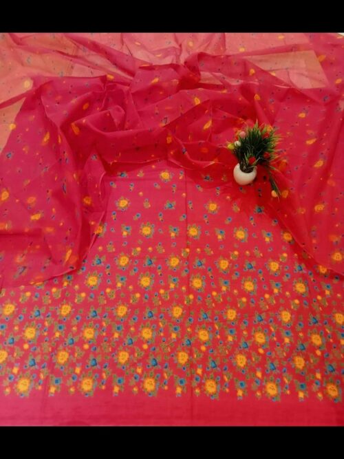 Vibrant Floral Printed Suit - Image 3