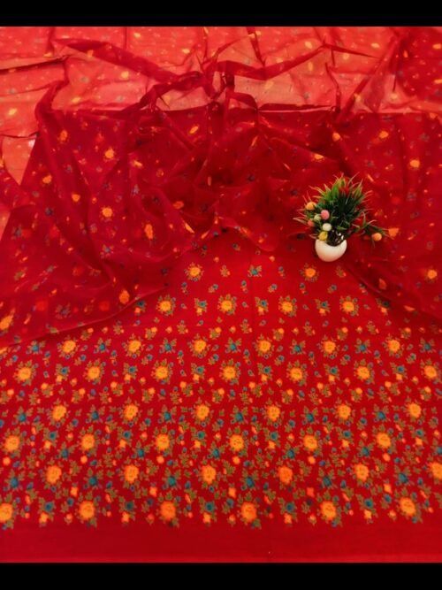 Vibrant Floral Printed Suit - Image 7