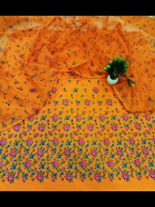 Vibrant Floral Printed Suit - Image 5