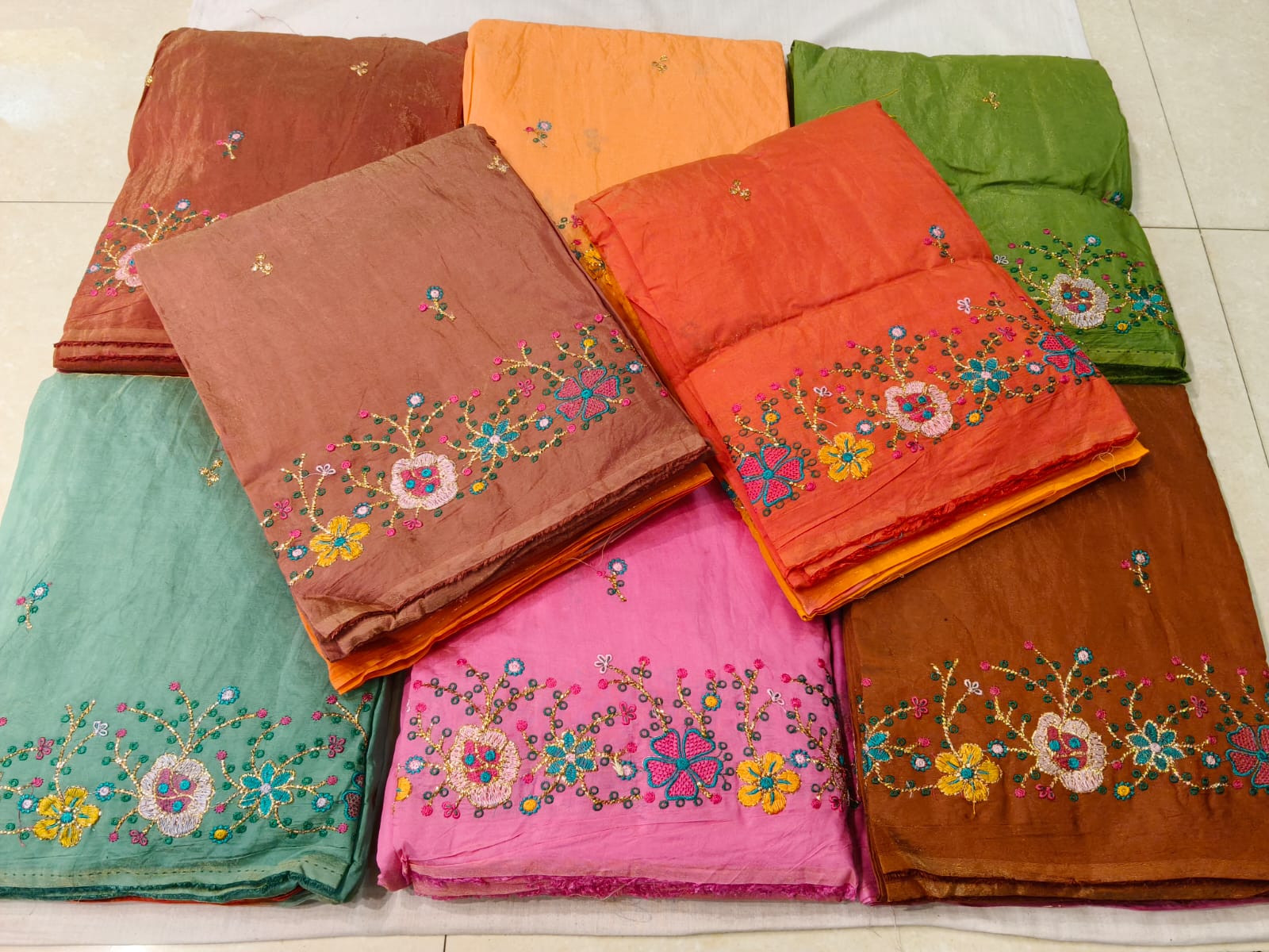 Heavy Chandri Cotton Silk Suit - Image 3