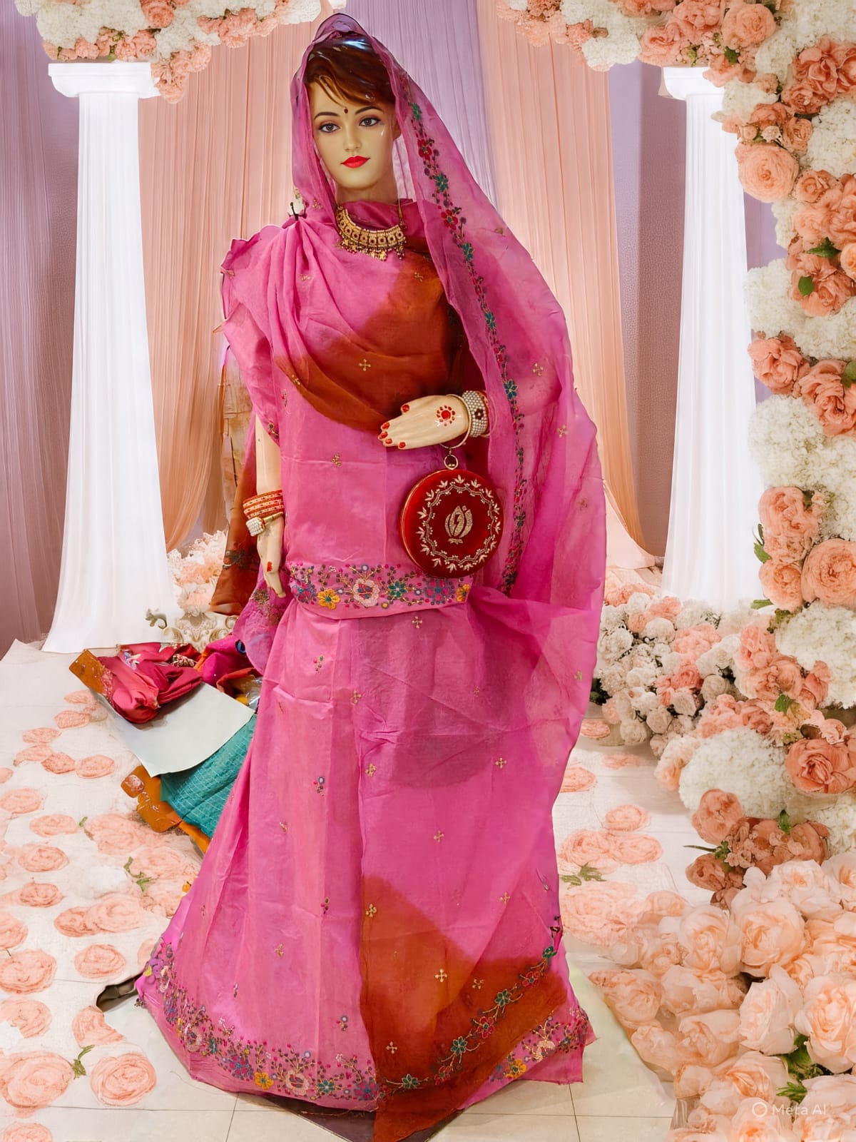 Heavy Chandri Cotton Silk Suit