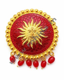 Suryavanshi cap broach/logo